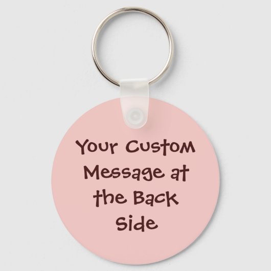 Squid Chef Cartoon Sleutelhanger (Achterkant)