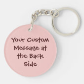 Squid Chef Cartoon Sleutelhanger (Achterkant)