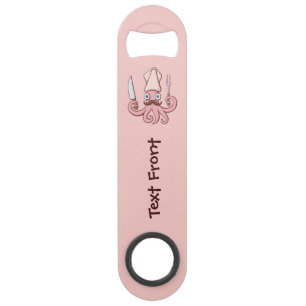 Squid Chef Cartoon Speed Flessenopener