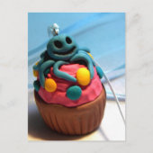 Squid Cupcake Briefkaart (Voorkant)