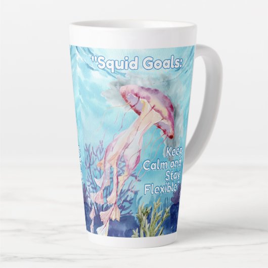 Squid doelen latte mok (Rechterhoek)