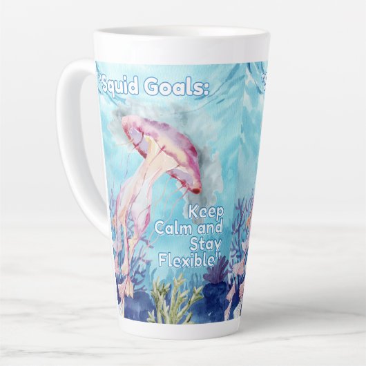 Squid doelen latte mok (Linkerhoek)