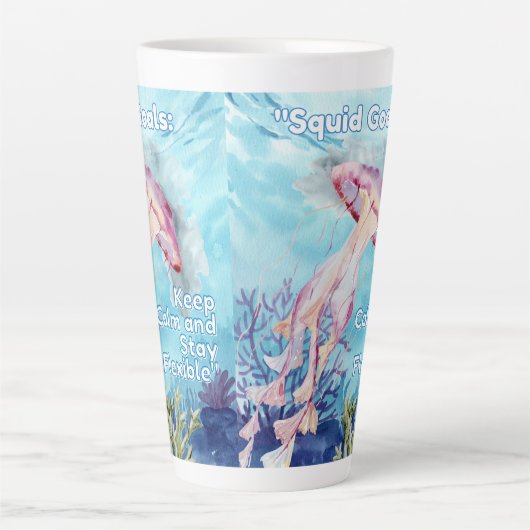 Squid doelen latte mok (Voorkant)