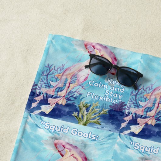 Squid doelen strandlaken (In situ)