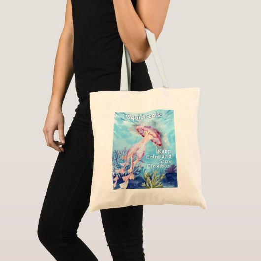 Squid doelen tote bag (Voorkant (product))