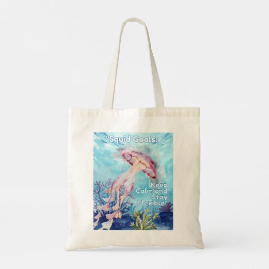 Squid doelen tote bag (Achterkant)