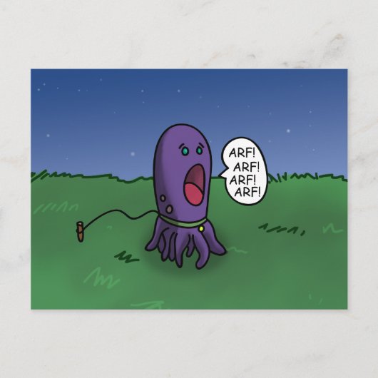 Squid Dog Briefkaart (Voorkant)