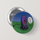 Squid Dog Ronde Button 5,7 Cm (Voorkant /achterkant)