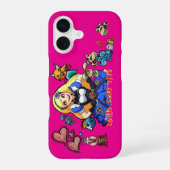 Squid Fear City ALICE EDITION iPhone 16 Hoesje (Achterkant)