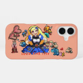 Squid Fear City ALICE EDITION iPhone 16 Hoesje (Achterkant horizontaal)