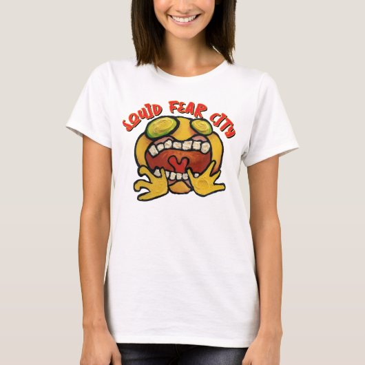 Squid Fear City Grafische T-shirt (Voorkant)