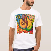 Squid Fear City Grafische Witte T-shirts (Voorkant)