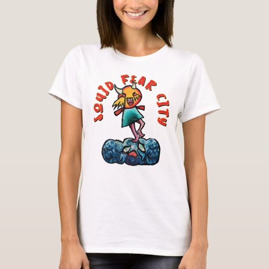 Squid Fear City Graphic T-shirt (Voorkant)