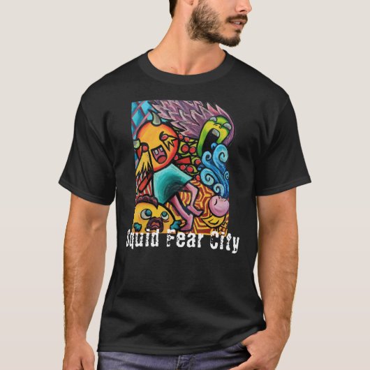 Squid Fear City Graphic T-shirt (Voorkant)