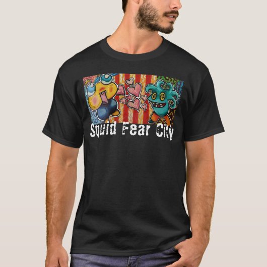 Squid Fear City Graphic T-shirt (Voorkant)
