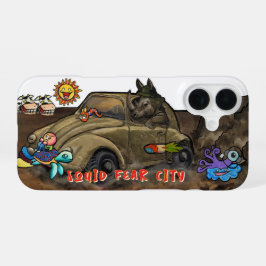 Squid Fear City RHINO EDITION iPhone 16 Hoesje