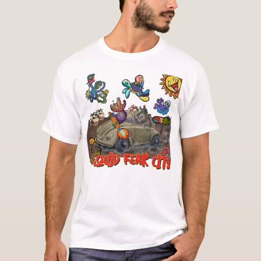 Squid Fear City Rhino Edition T-shirt (Voorkant)