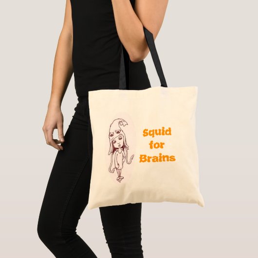 Squid for Brains Tote Bag (Voorkant (product))