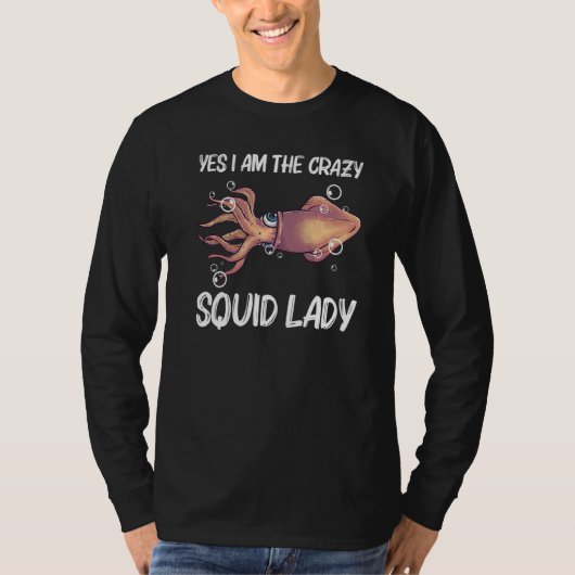 Squid  For Men Women Giant Squid Octopus Tentacles T-shirt (Voorkant)