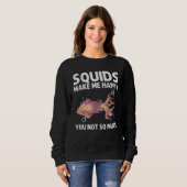 Squid For Men Women Giant Squid Octopus Tentacles Trui (Voorkant volledig)