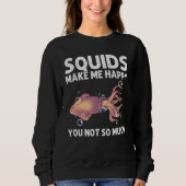 Squid For Men Women Giant Squid Octopus Tentacles Trui (Voorkant)