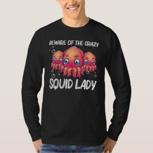 Squid for Women Mam Octopus Shore Kraken Costume T-shirt