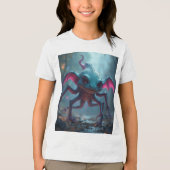 Squid game monster Tri-Blend shirt (Voorkant)