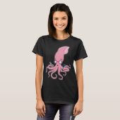 Squid Hairdresser Scissors T-shirt (Voorkant volledig)