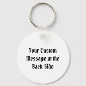 Squid Icon Black Sleutelhanger (Achterkant)