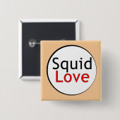 Squid Love Button (Voorkant /achterkant)