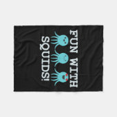 Squid Marine Bioloog Leraar Student Gift Fleece Deken (Voorkant (Horizontaal))