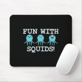 Squid Marine Bioloog Leraar Student Gift Muismat (Met muis)