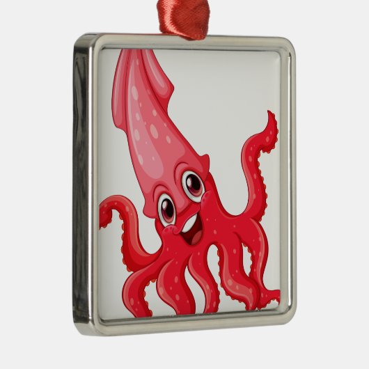 Squid Metalen Ornament (Rechts)