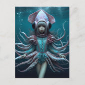 Squid Modes AI Generated Art Briefkaart (Voorkant)