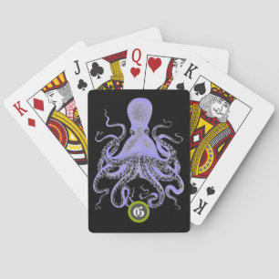 Squid Monogram  Pokerkaarten