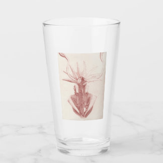 Squid nautische kunst glas