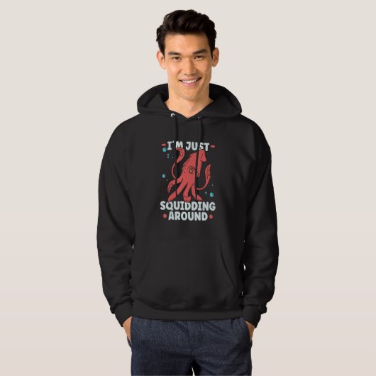 Squid   Octopus   Squid Marine Biologist Hoodie (Voorkant volledig)