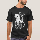 Squid octopus water world zee t-shirt (Voorkant)