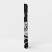 Squid on Black met Monogram Case-Mate iPhone Case (Achterkant/links)