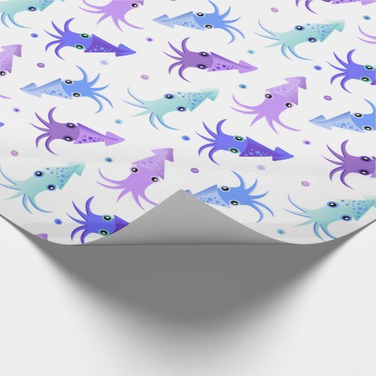 Squid Pattern Cadeaupapier (Hoek)