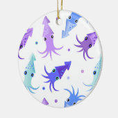 Squid Pattern Keramisch Ornament (Links)