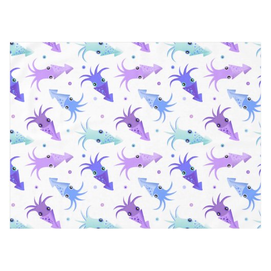 Squid Pattern Tafelkleed (Voorkant (Horizontaal))
