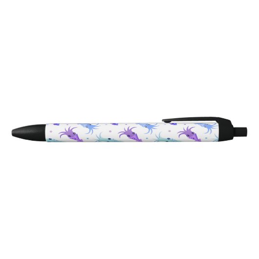 Squid Pattern Zwarte Inkt Pen (Bovenkant)