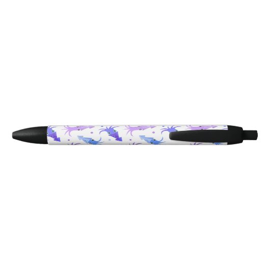 Squid Pattern Zwarte Inkt Pen (Achterkant)