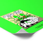 Squid Premanture Ejaculation Funny Canvis Print (Hoek)