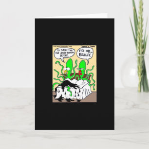 Squid Premanture Ejaculation Funny Wenskaart Kaart