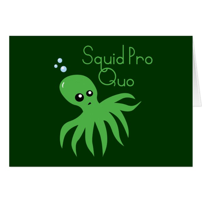 Squid Pro Quo (Voorkant Horizontaal)