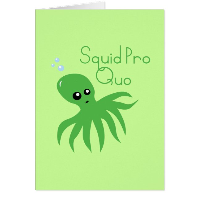 Squid Pro Quo (Voorkant)