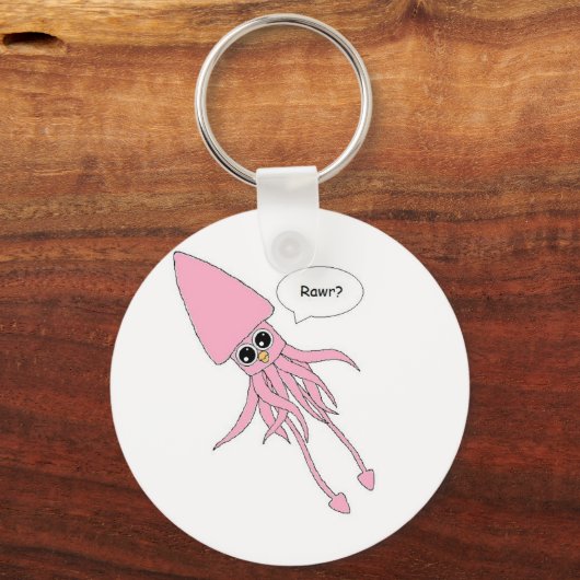 Squid Rawr Sleutelhanger (Voorkant)