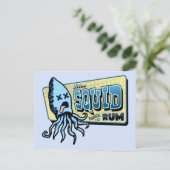 Squid Rum Briefkaart (Staand voorkant)